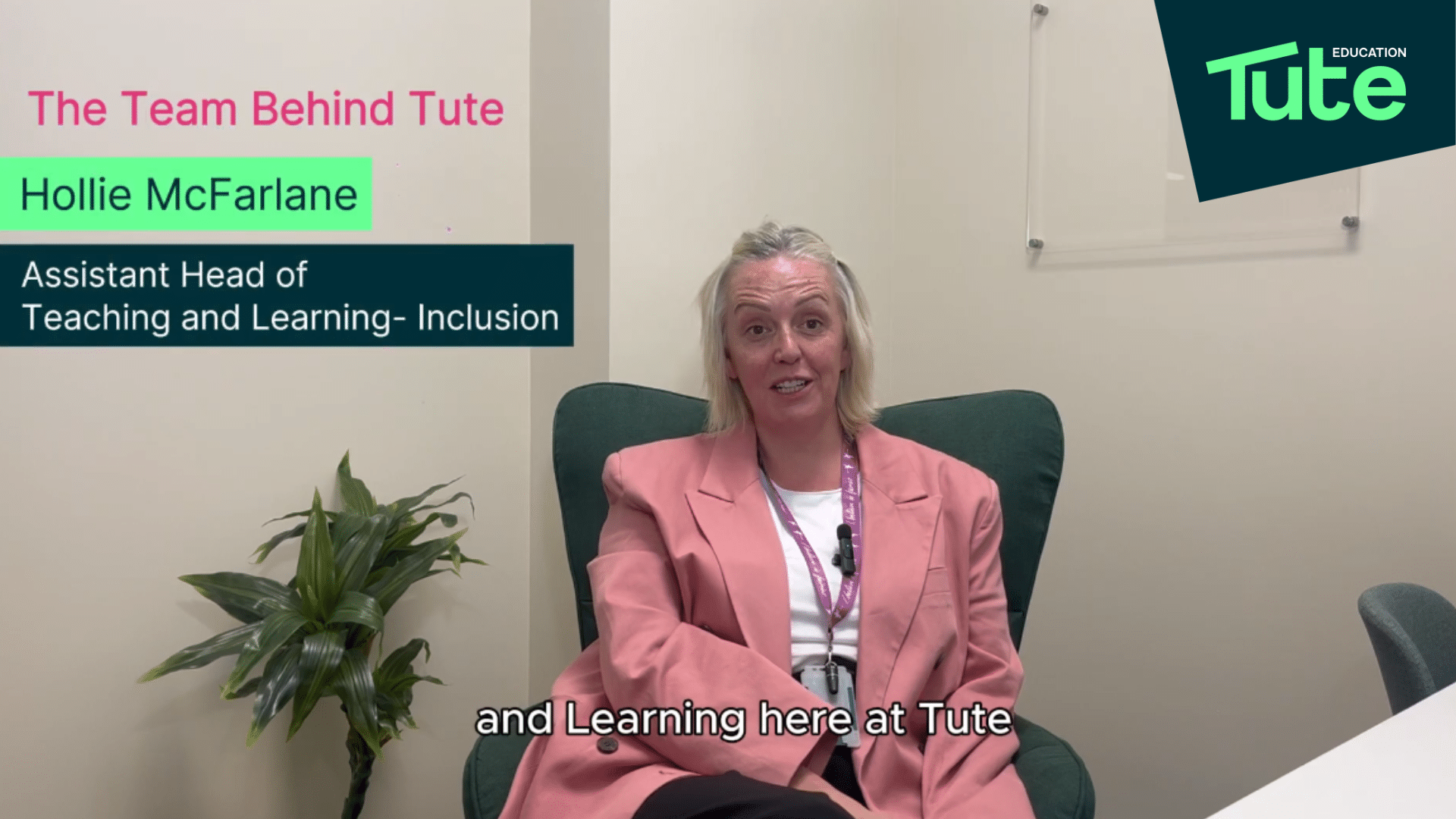 The team behind Tute: Meet Hollie McFarlane, Assistant Head of T&L